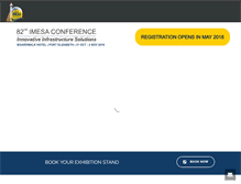 Tablet Screenshot of conference.imesa.org.za